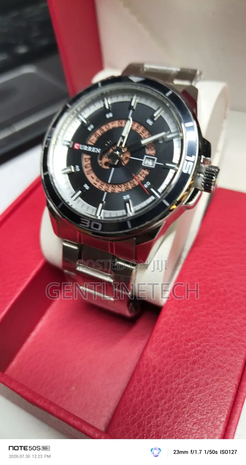Curren 8359 Black Men's Watch – Luxury Quartz Timepiece