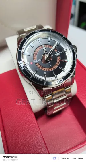 Curren 8359 Black Men's Watch – Luxury Quartz Timepiece