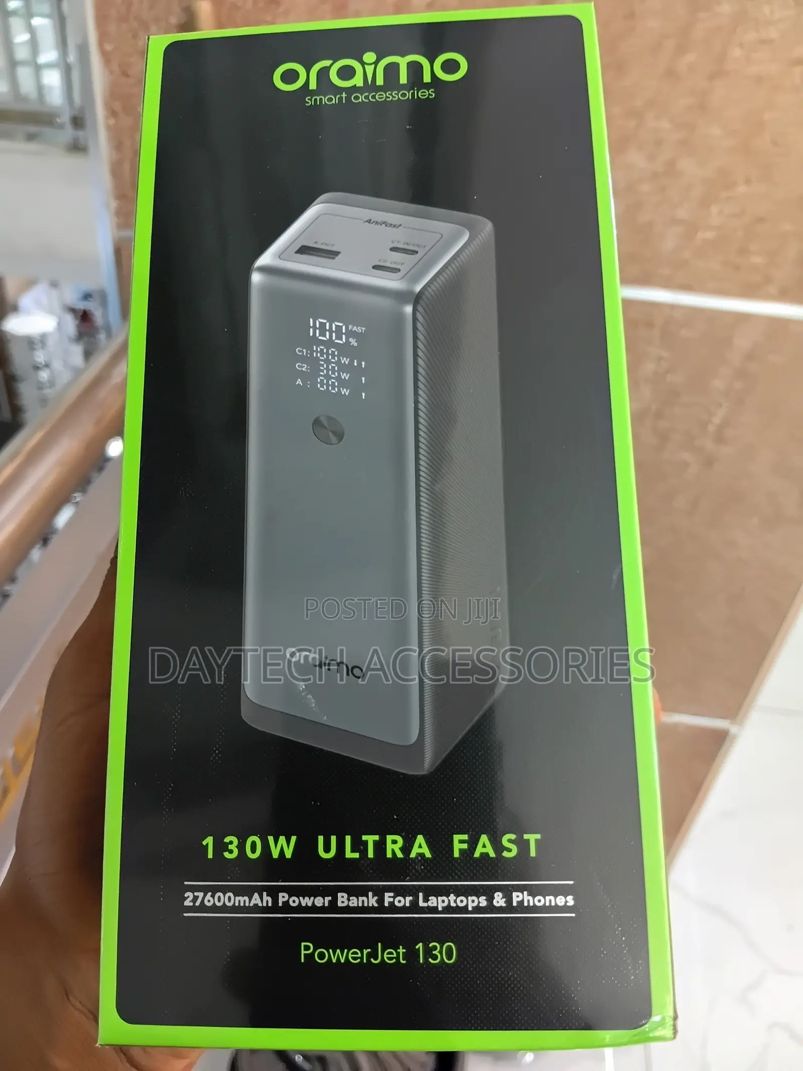 Oraimo PowerJet 130W 27600mAh Ultra-Fast Laptop Power Bank