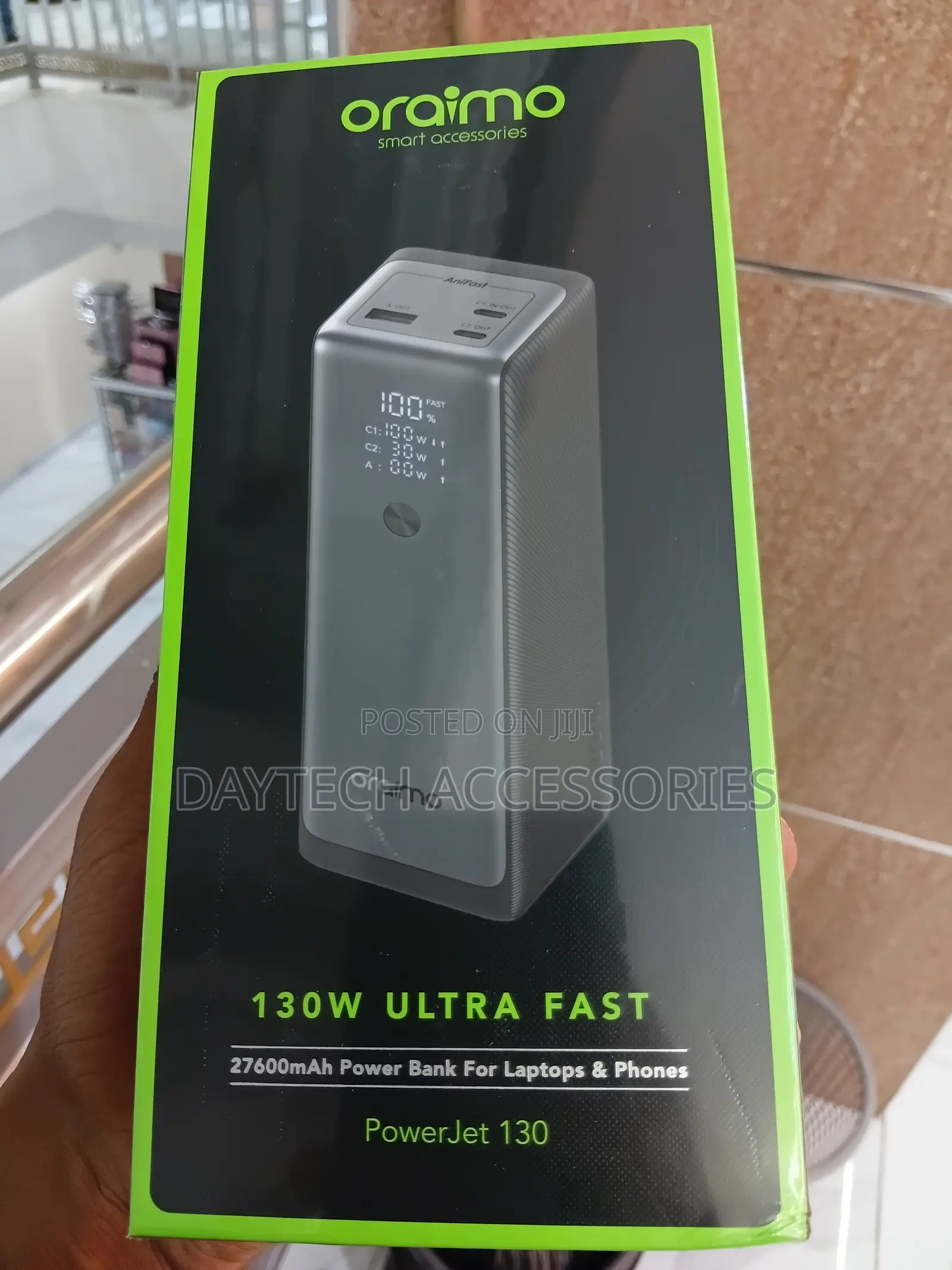 Oraimo PowerJet 130W 27600mAh Ultra-Fast Laptop Power Bank