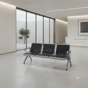 Office Bench; Three Seaters Front View Benches