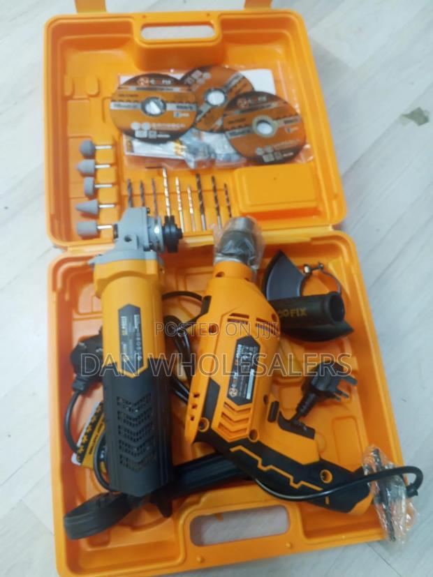 COOFIX CF-ECK001 2-in-1 Power Tool Combo Kit - Drill + Angle Gr 20pcs - main view