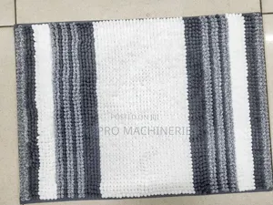White Striped Black Sausage Door Mat
 Size 40*60cm