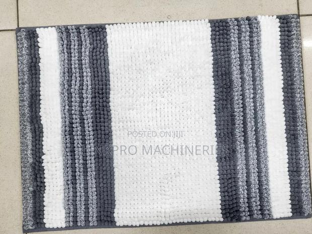 White Striped Black Sausage Door Mat
 Size 40*60cm