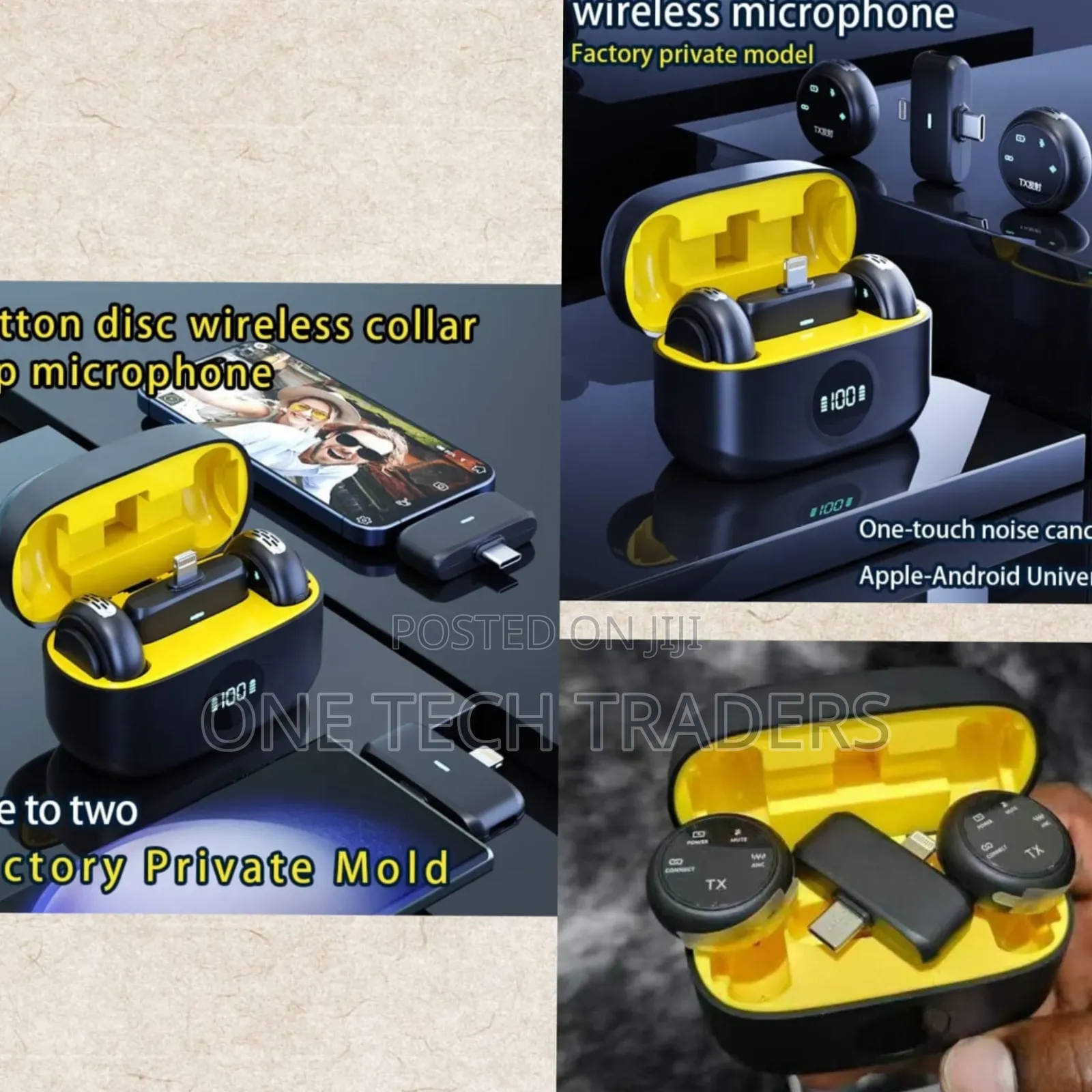 Wireless Microphone With Noise Cancellation