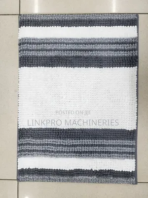 White Striped Black Sausage Door Mat
 Size 40*60cm