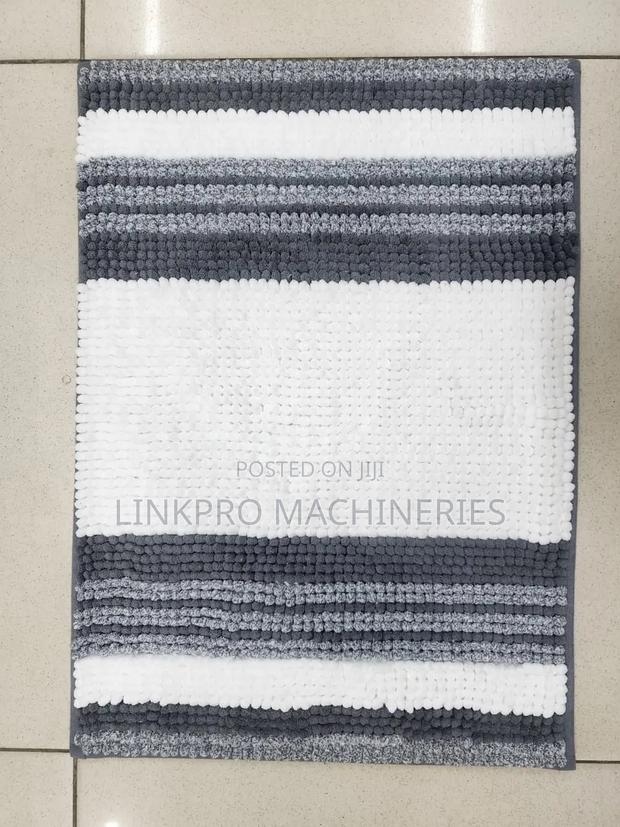 White Striped Black Sausage Door Mat
 Size 40*60cm - thumbnail 2