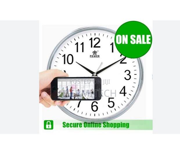Wall Clock WiFi CCTV Camera - main view