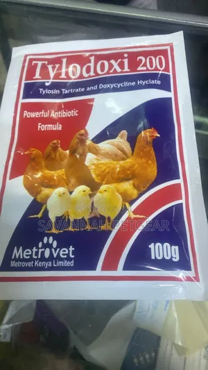 Tylodoxi 200, 100g Water-Soluble Powder Formula for Poultry