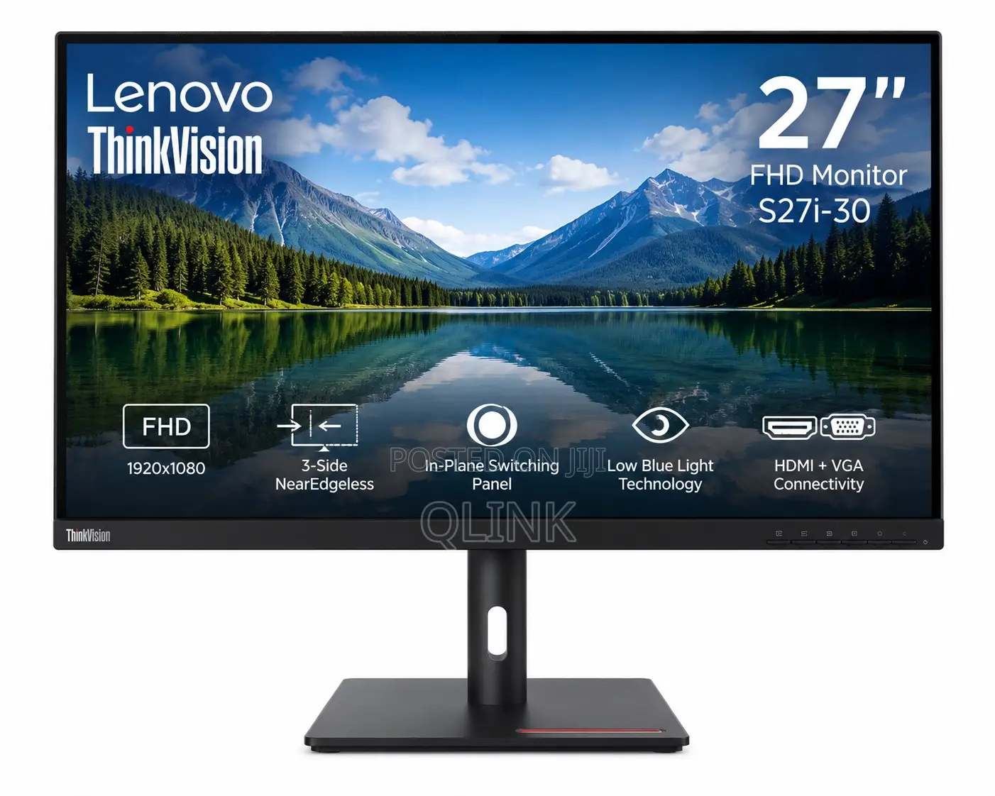 "Lenovo ThinkVision S27i-30 27"" FHD Monitor