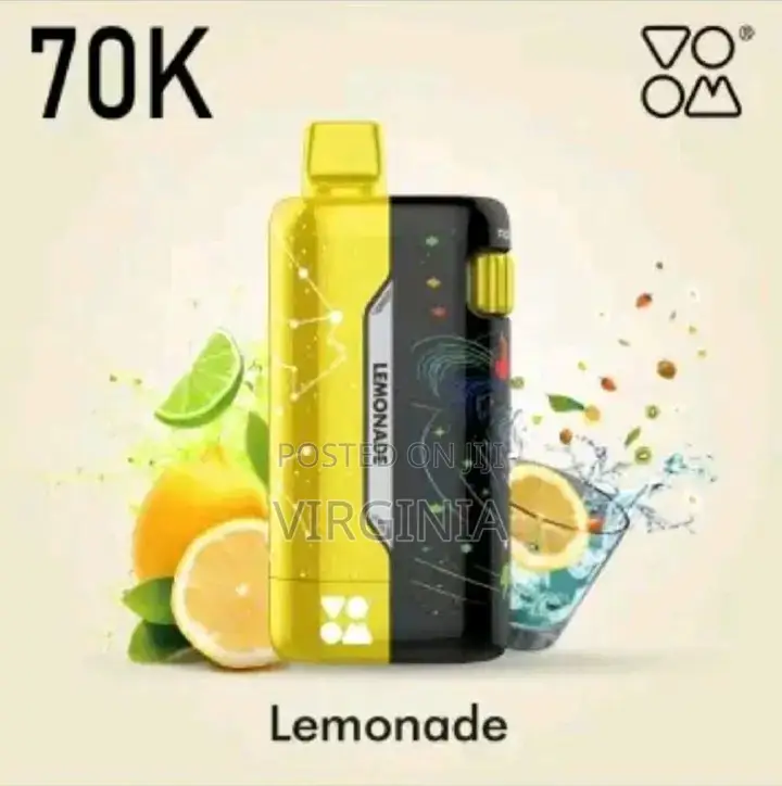 Voom Meteor Smart Disposable Vape Lemonade Puffs Rechargeable