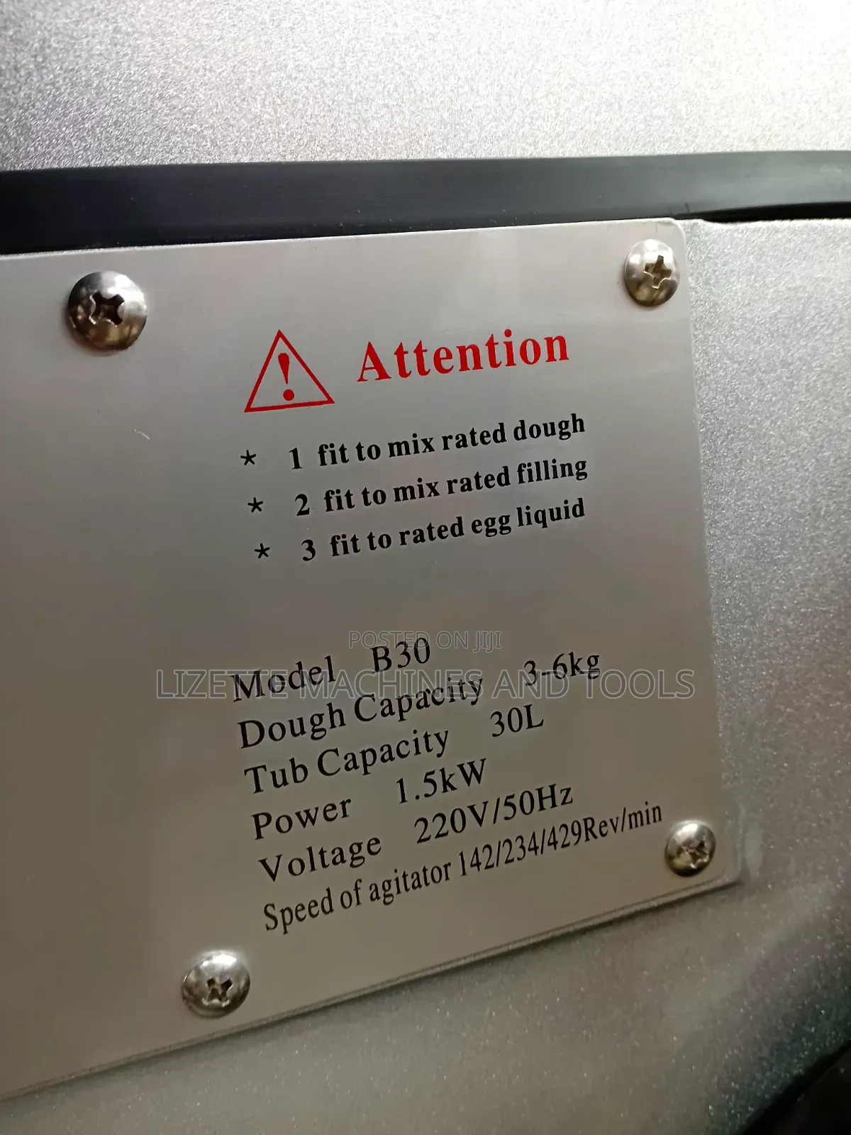 Commercial 30L Electric Dough Mixer