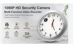 WiFi Clock Camera for Indoor Monitoring