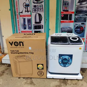 Von 11Kg Washing Machine, Twin Tub *