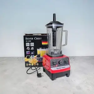 Kitchen-Ready Silver Crest 2-in-1 Double Cup Blender Grinder