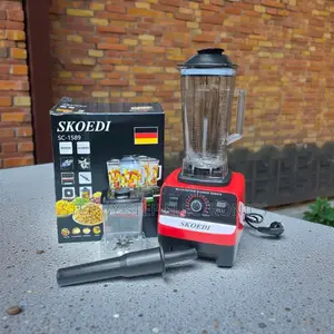 Kitchen-Ready Silver Crest 2-in-1 Double Cup Blender Grinder