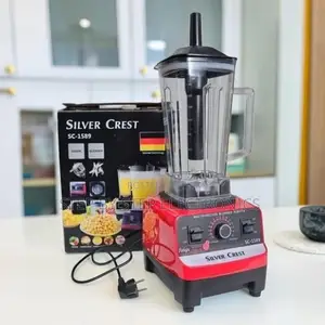 Food-Safe Silver Crest 2-in-1 Double Cup Blender Grinder