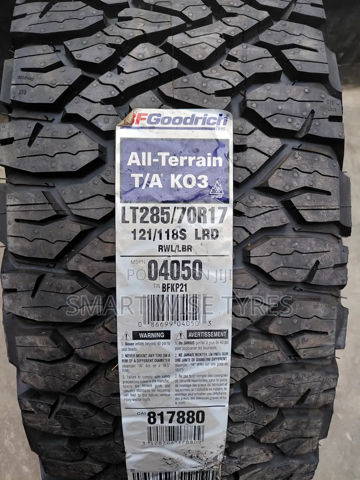 285/70r17 Bf Goodrich 