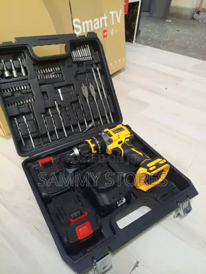 21V Rechargeable Cordless Power Drill With Drill Bits Accessories