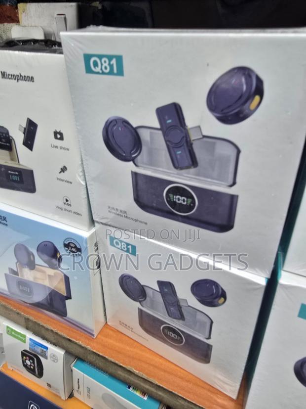 Q81 Wireless Clip-on Microphone for iPhone Android - thumbnail 3
