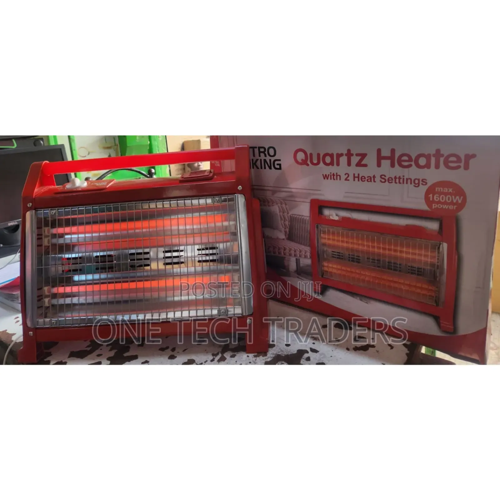 HALOGEN Quartz Heater -Metro King With Humidifier