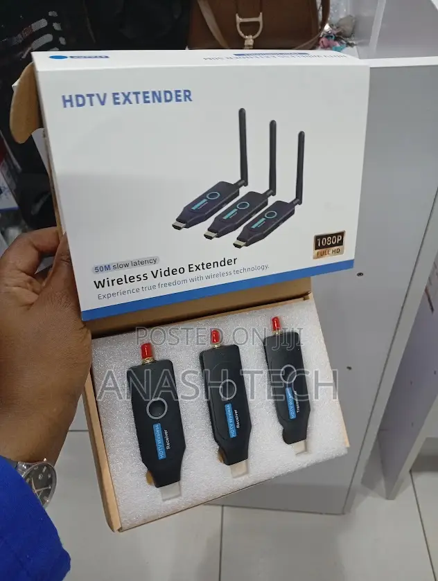 Video Extender 50 Meter With 2 Receivers HDMI Audio
