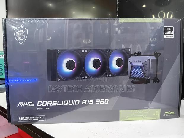 MSI MAG CORELIQUID A15 360 Desktop Liquid Cooler.