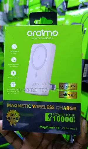 Oraimo Opb-7102w Magpower 15 10,000mah Powerbank
