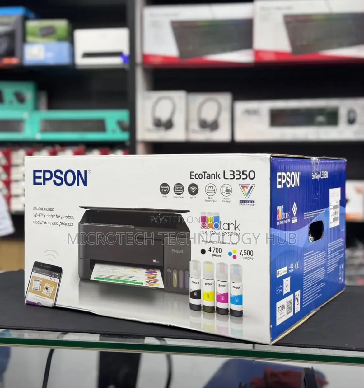 Epson EcoTank L3350 Wi-Fi All-in-One Printer