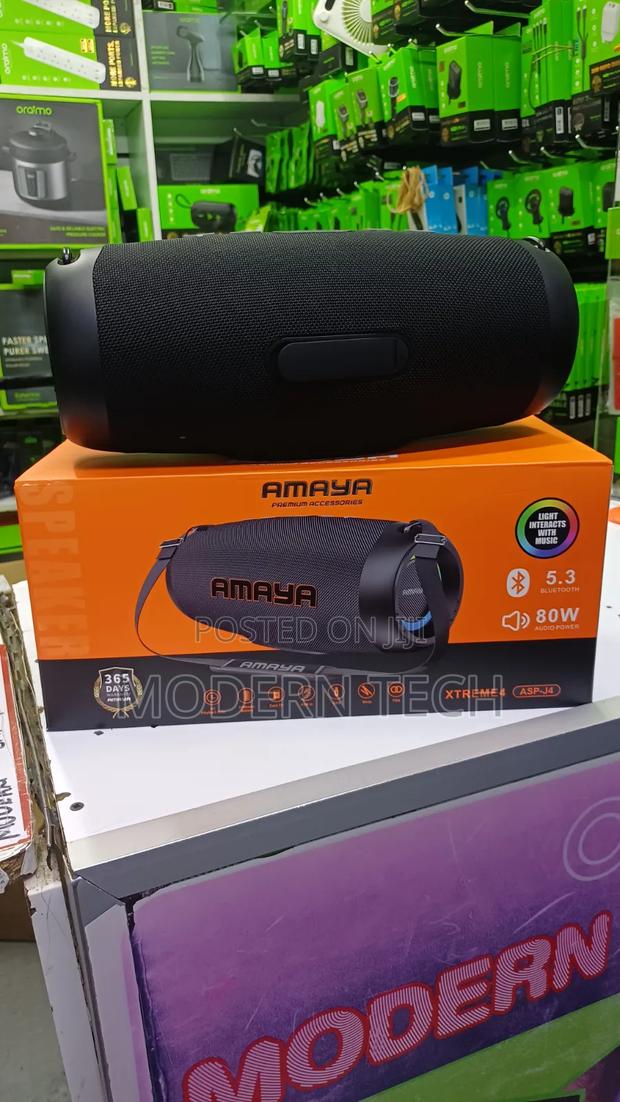 Amaya ASP-J4 Xtreme 4 Bluetooth Speaker – 80W Powerful Bass Sound