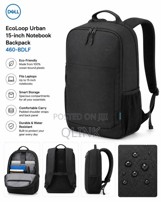Dell EcoLoop Urban 15-Inch Notebook Backpack - 460-BDLF