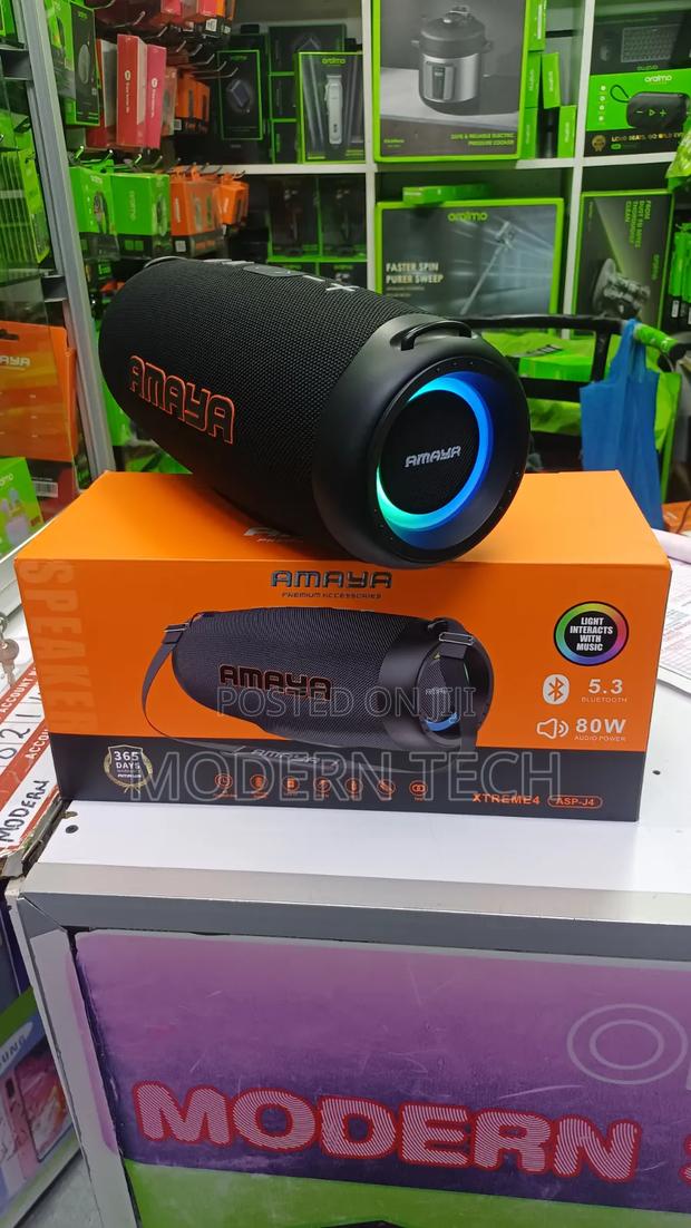Amaya J4 Wireless Bluetooth Speaker – 80W Output - thumbnail 2