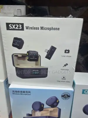 SX23 Wireless Clip-on Microphone for Vlogging Interviews