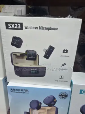 SX23 Wireless Clip-on Microphone for Vlogging Interviews