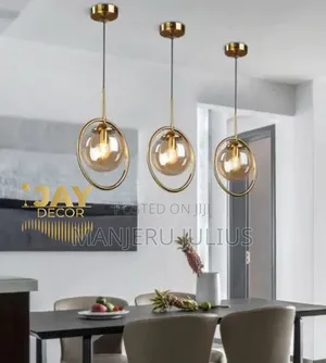 Golden Halo Pendant Light