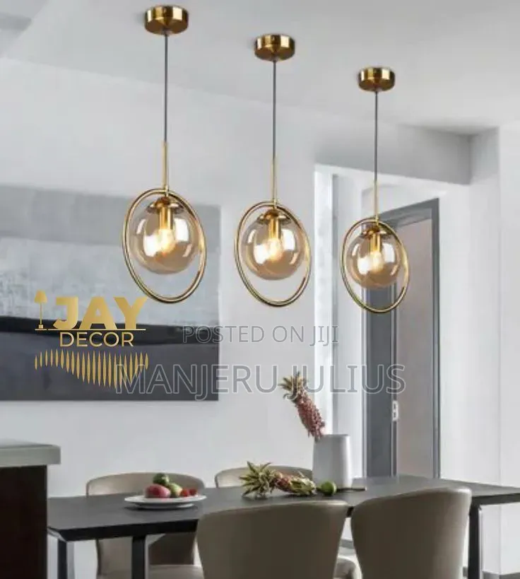 Golden Halo Pendant Light