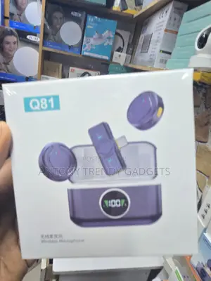 Q81 Clip-on Wireless Mic for YouTube TikTok Podcasts