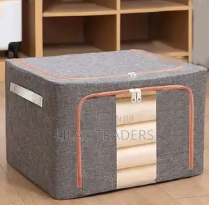 100L Zipped Storage Box/ Wardrobe Organiser * 
Size: *42*60*40cm*