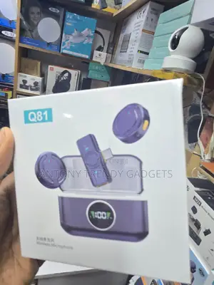 Q81 Wireless Lavalier Microphone With Noise Cancellation
