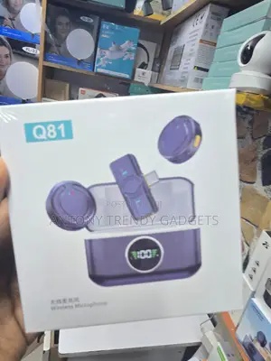Q81 Wireless Lavalier Microphone With Noise Cancellation