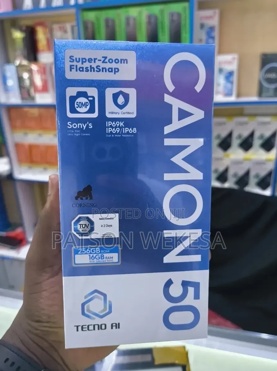 New Tecno Camon 50 256 GB Green
