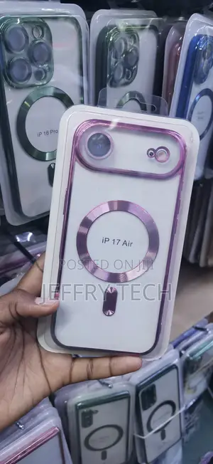 Phone Case With a Camera Lens for the iPhone 17 Air in a Purple Finish