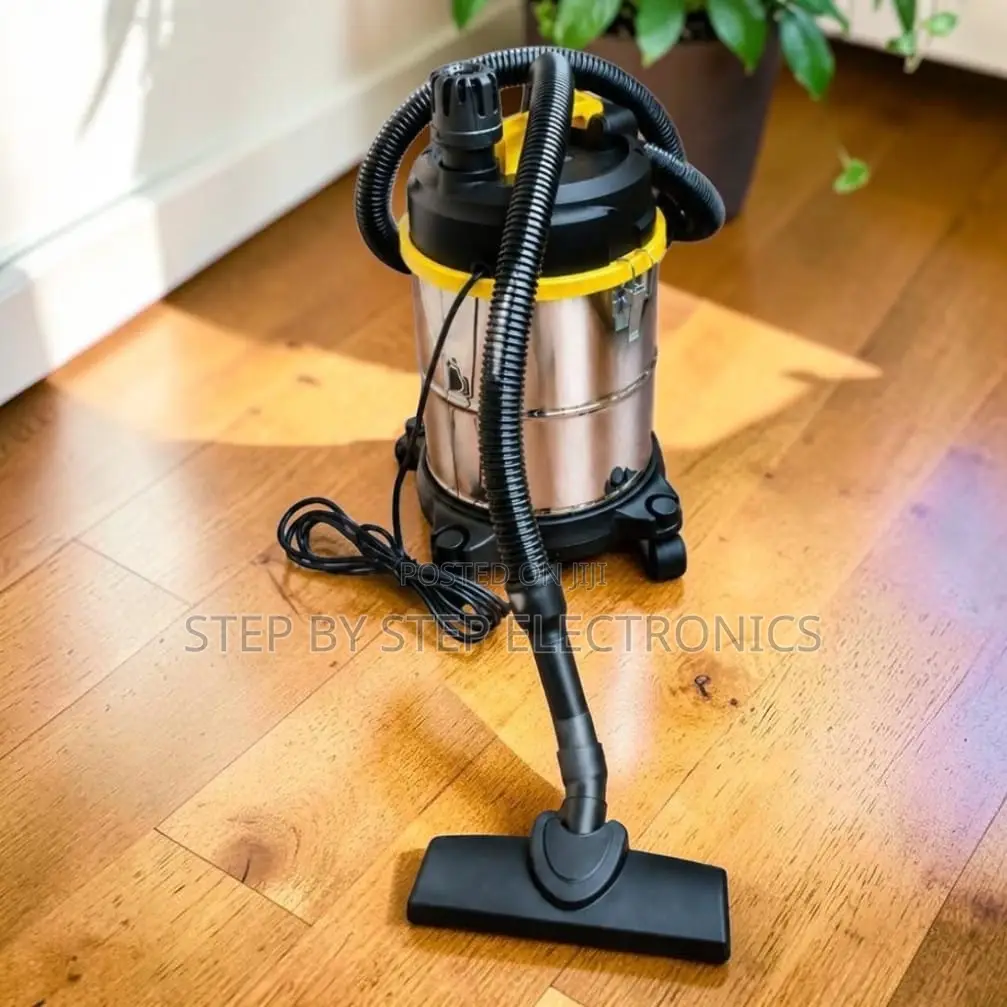 Convenient Handle Wet Dry Vacuum Cleaner With Stainless Steel Tank