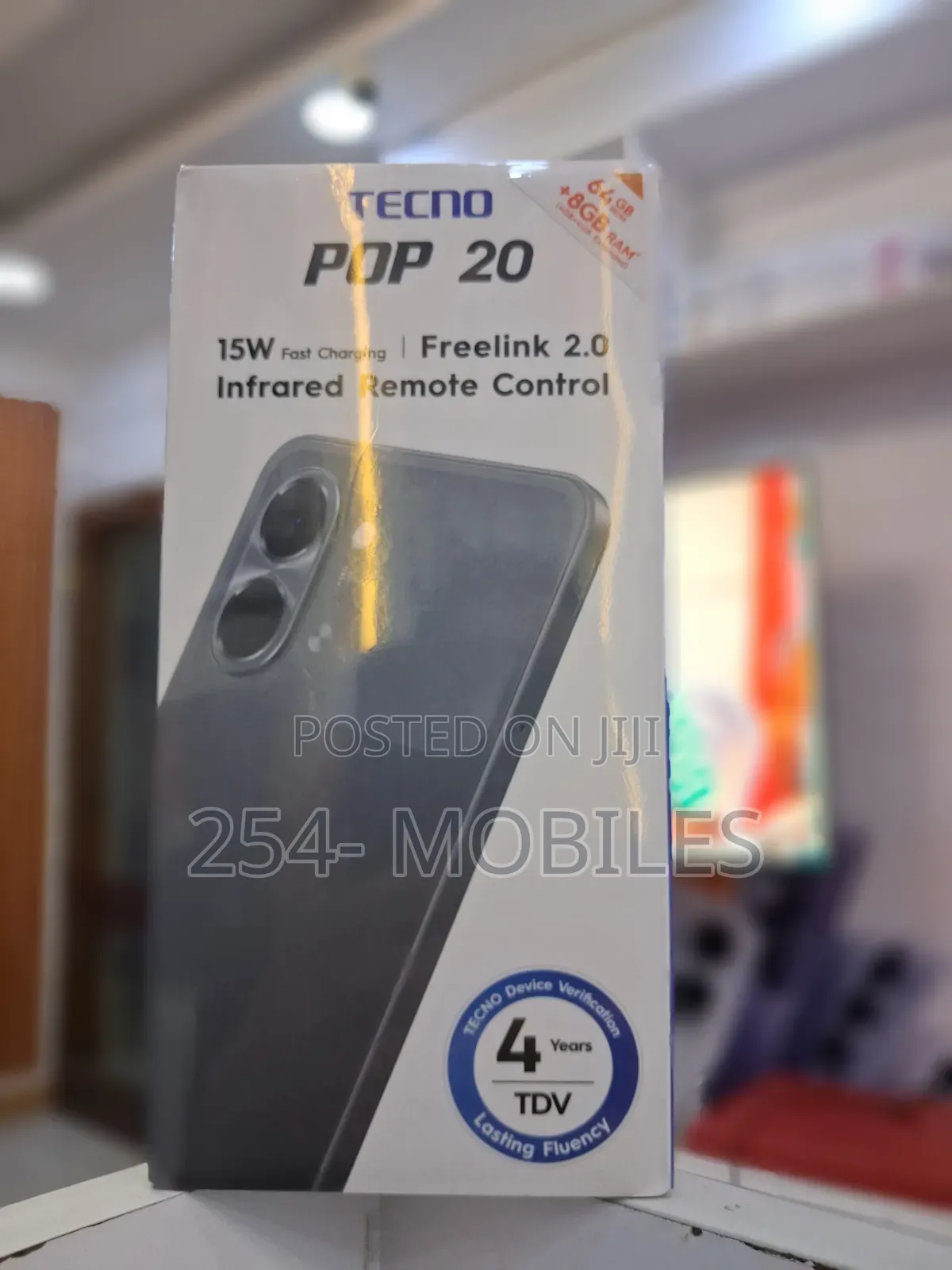 New Tecno Pop 20 64 GB Black