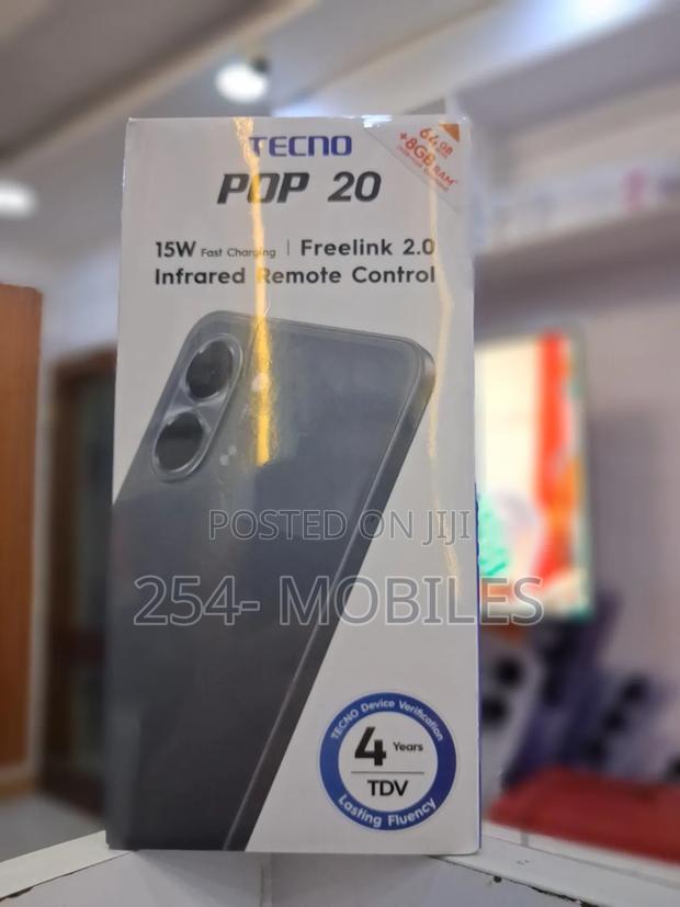 New Tecno Pop 20 64 GB Black