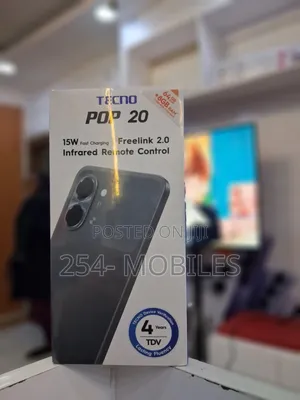 New Tecno Pop 20 64 GB Black