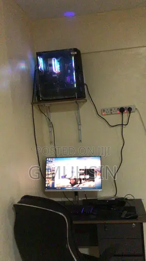PC and Monitor Plus Office Chair Plus Table. All at Only