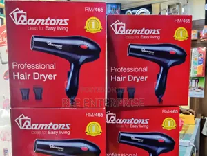 Professional Hair Dryer RM/465 1800W 2 Speed 3 Heat Setting
