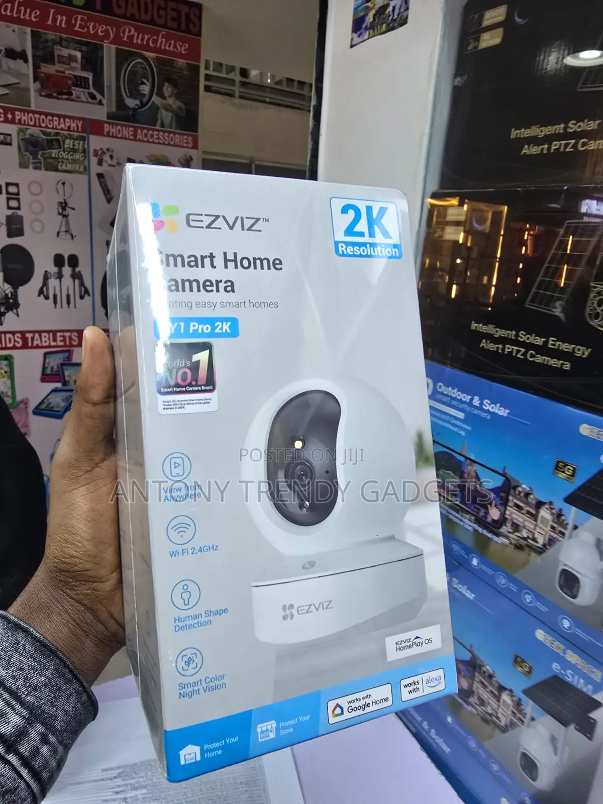 EZVIZ TY1 Pro Indoor Pan Tilt Camera With Color Night Vision