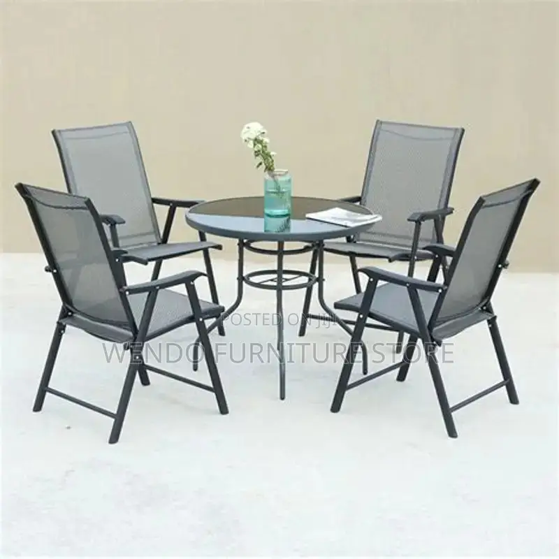 Four Seaters Outdoor Restaurant Set